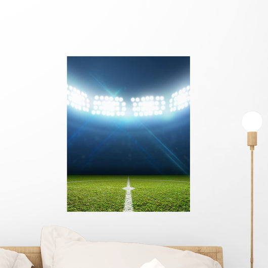 Stadium And Soccer Pitch Wall Decal