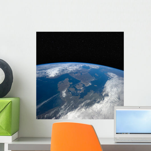 Denmark, Germany, Sweden with stars in the background. Wall Decal