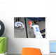 A teenager basketball player play his favorite sport Wall Decal