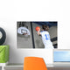A teenager basketball player play his favorite sport Wall Decal