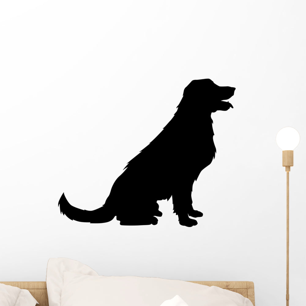 Dog Silhouette Wall Decal Wallmonkeys
