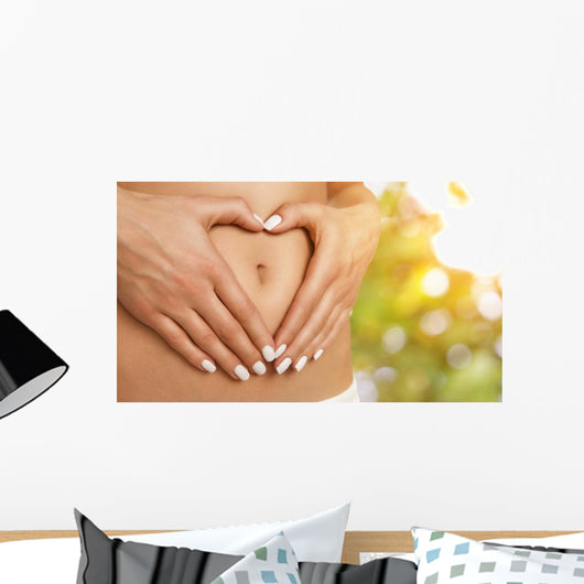 Body care, pegnancy or diet concept Wall Decal