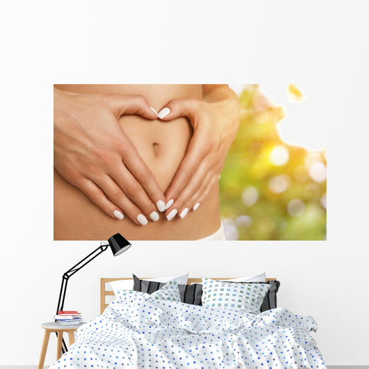 Body care, pegnancy or diet concept Wall Decal