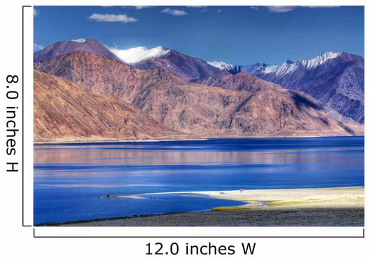 Pangong tso (Lake), Leh, Ladakh, Jammu and Kashmir, India Wall Decal