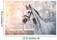 Sporty Grey Horse Wall Decal