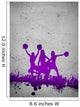 Cheerleader background Wall Decal