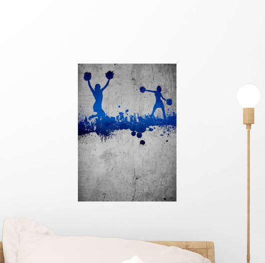 Cheerleader background Wall Decal