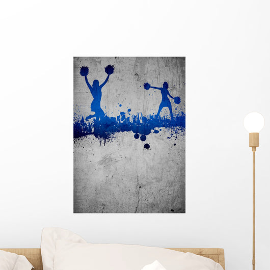 Cheerleader background Wall Decal