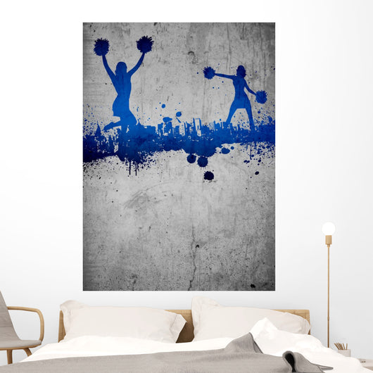 Cheerleader background Wall Decal