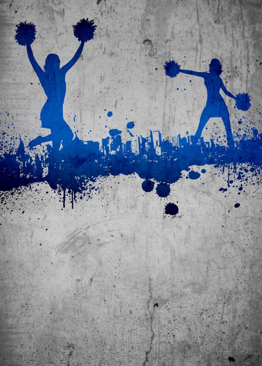 Cheerleader background Wall Decal