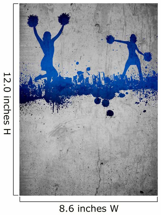 Cheerleader background Wall Decal