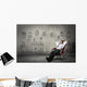 Relaxed businessman Wall Decal