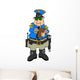 Cop Writing Ticket Wall Decal