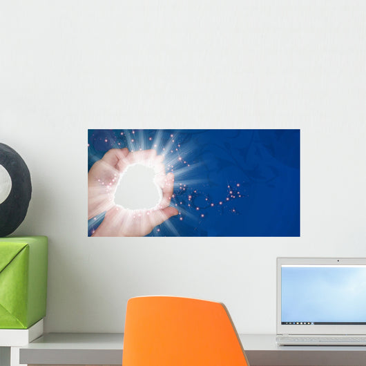 Leuchtendes Herz Wall Decal