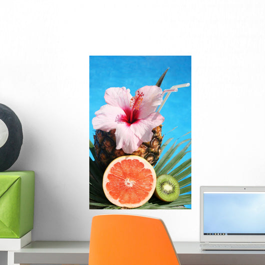 Tropical cocktail Wall Decal