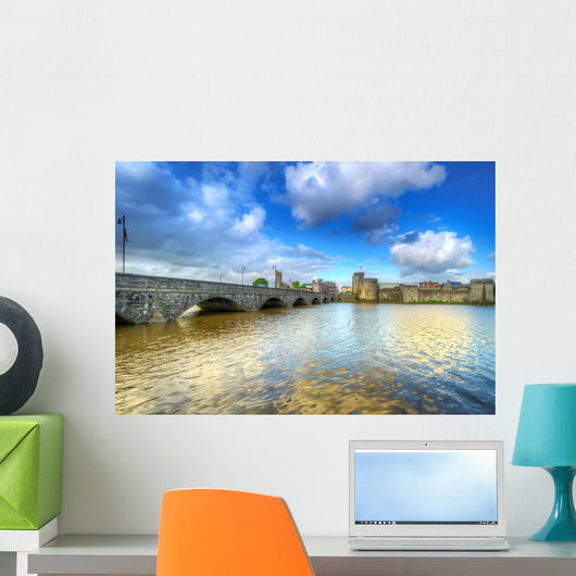 King John Castle in Limerick, Ireland Wall Decal