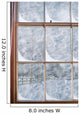 Snowy Window Wall Decal