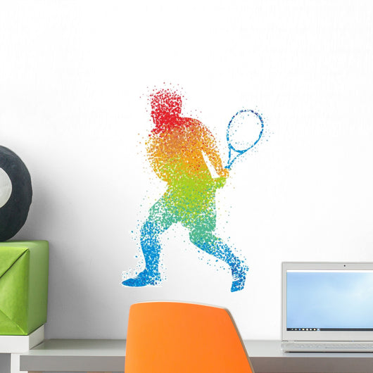 Tennis Art 5 Wall Decal