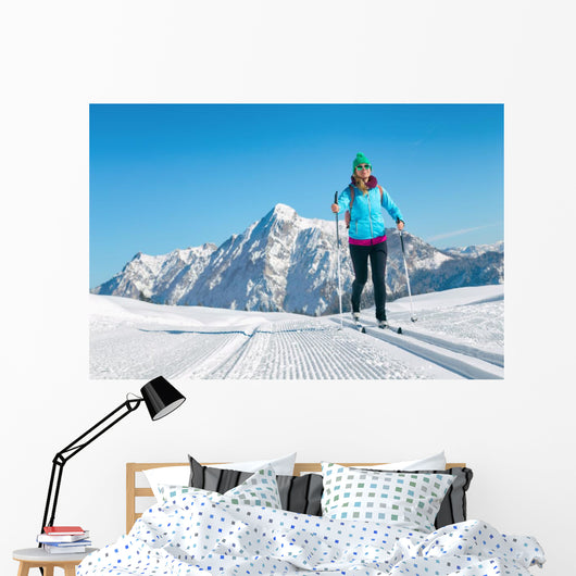 Langlaufen Wall Decal
