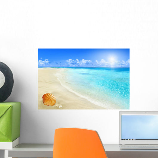 Sunny beach Wall Decal