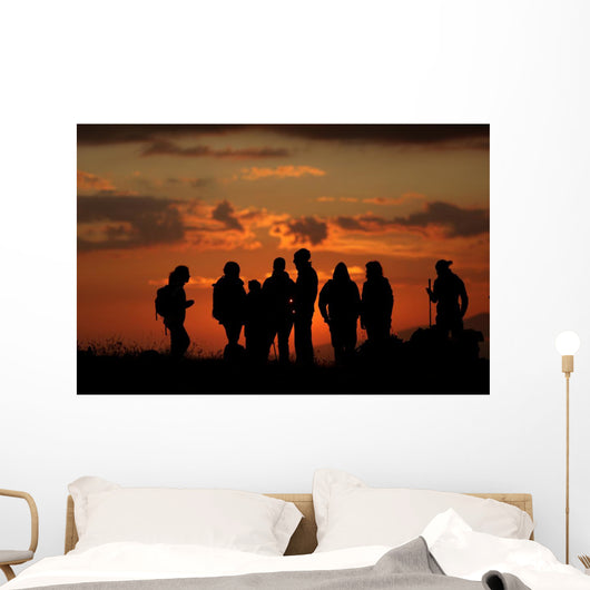 escursione al tramonto Wall Decal