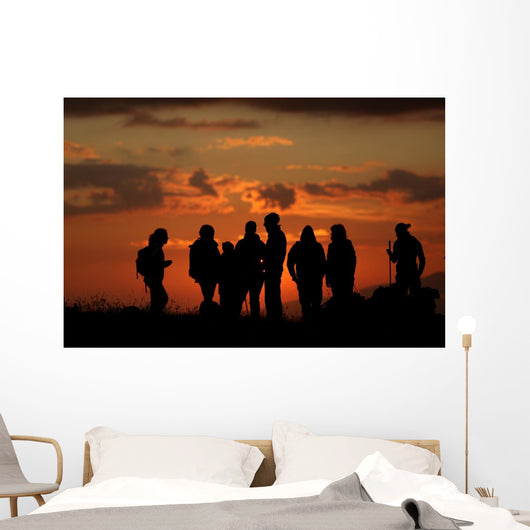 escursione al tramonto Wall Decal