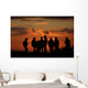 escursione al tramonto Wall Decal
