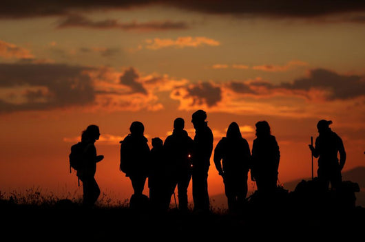 escursione al tramonto Wall Decal