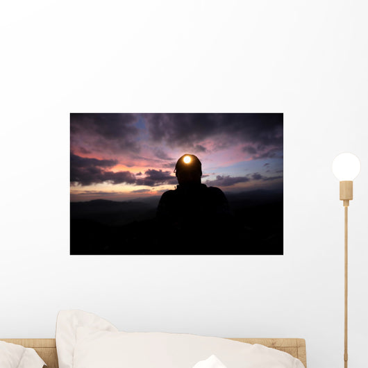 Excursion Mountain Sunrise Wall Decal