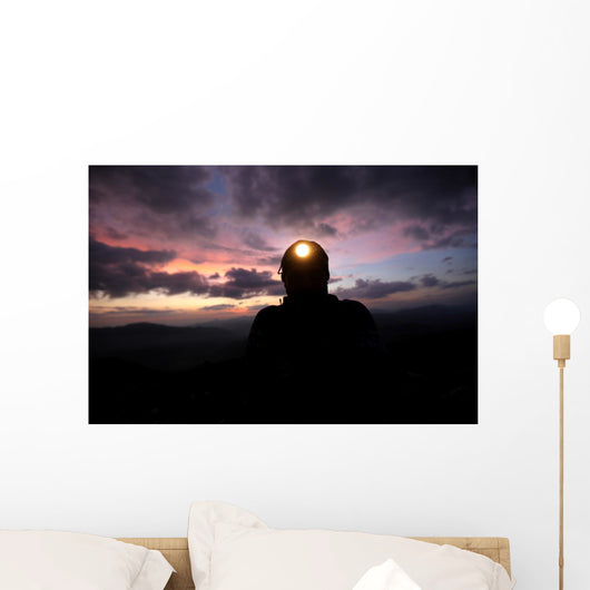 Excursion Mountain Sunrise Wall Decal