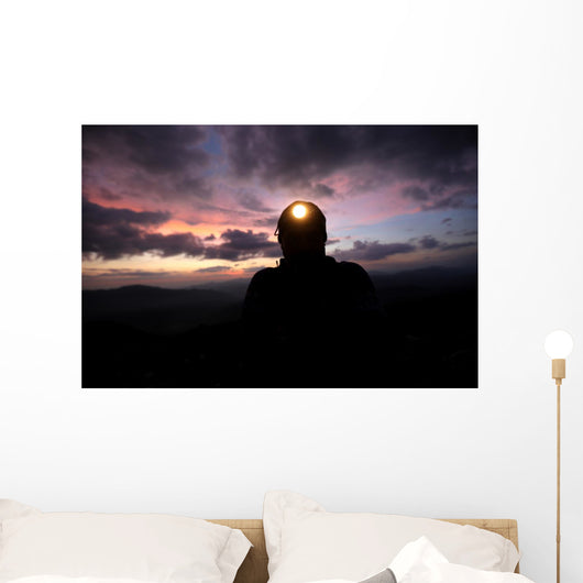 Excursion Mountain Sunrise Wall Decal