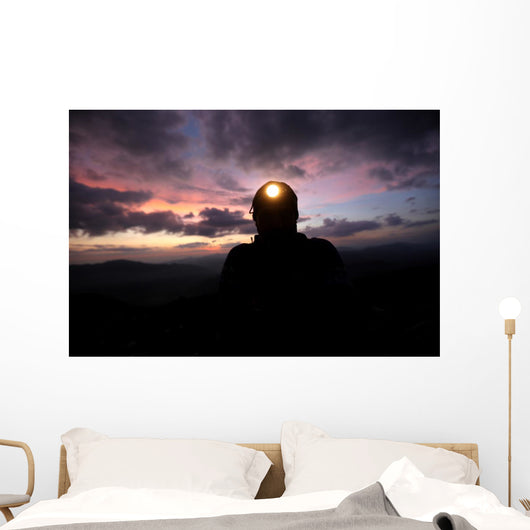 Excursion Mountain Sunrise Wall Decal