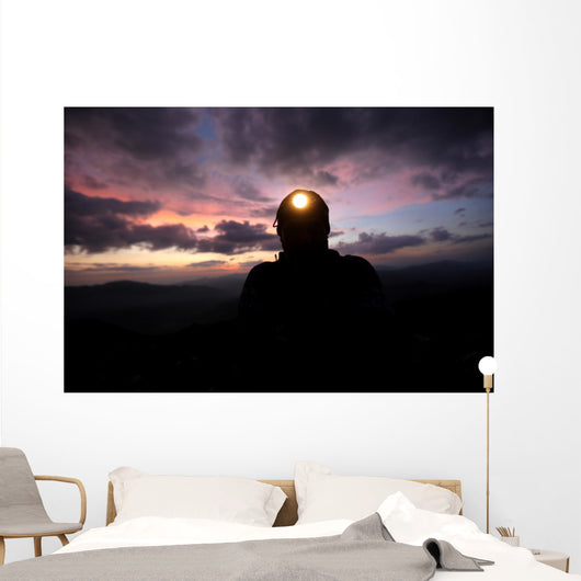 Excursion Mountain Sunrise Wall Decal