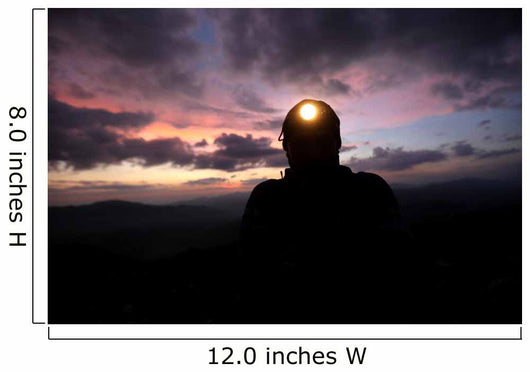 Excursion Mountain Sunrise Wall Decal