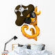 Cool Pirate Octopus Wall Decal