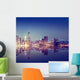 New York City Lights Scenic Bridge View Concept Wall Decal