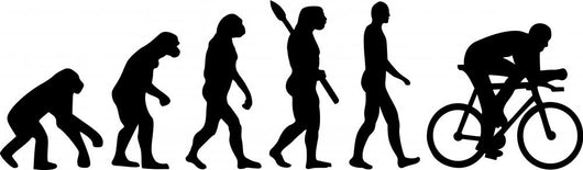 Bike Cycling Evolution Wall Decal