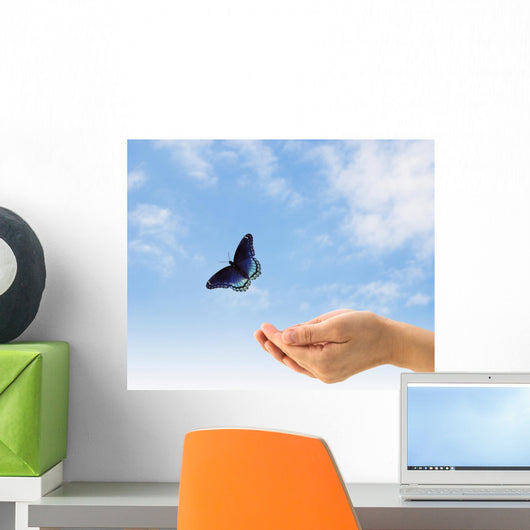 Flying Butterfly Wall Decal
