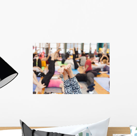 yoga class Wall Decal