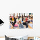 yoga class Wall Decal