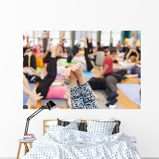 yoga class Wall Decal