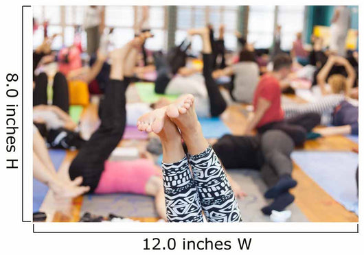 yoga class Wall Decal
