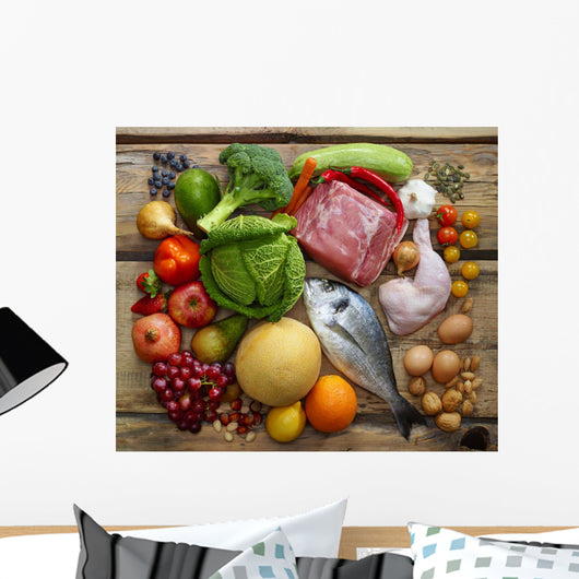 Paleo Diet Products Wall Decal
