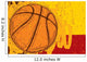 Sketchy Basketball Background Wall Decal