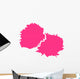 Cheerleader PomPom Wall Decal
