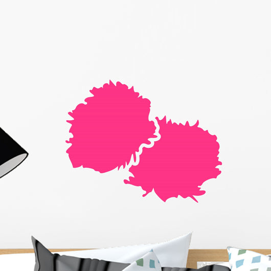 Cheerleader PomPom Wall Decal