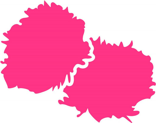 Cheerleader PomPom Wall Decal