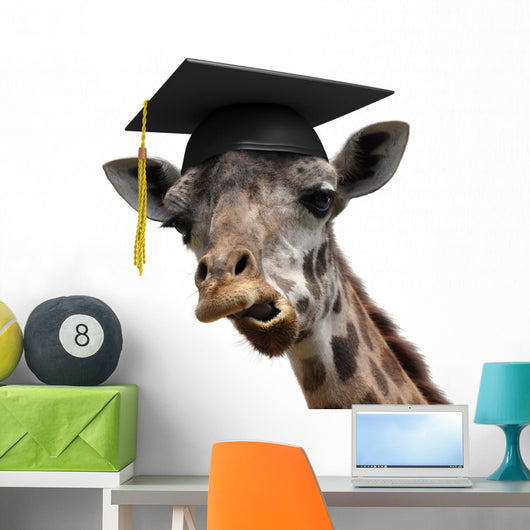 Unusual Animal Portrait Goofy Wall Decal