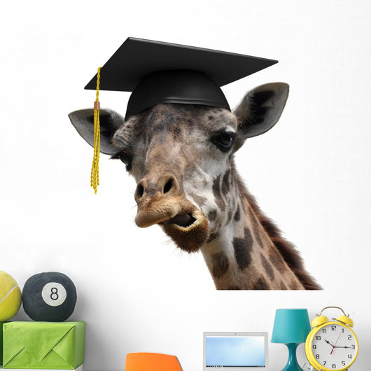 Unusual Animal Portrait Goofy Wall Decal