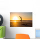 Handstand by the beach Wall Decal